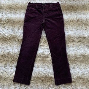 Banana Republic Purple Corduroys